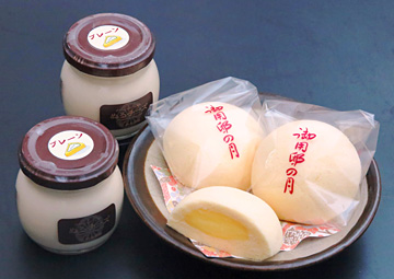 『南ヶ丘牧場』ぬるチーズ／『お菓子の城』御用邸の月